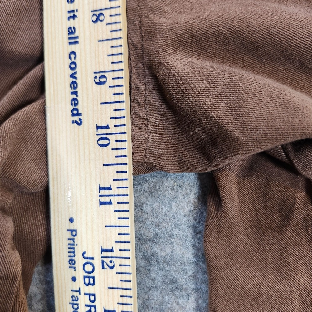 Fashion Bug Cropped Pants Capri Womens 18W Brown Baggy Wide Leg Gorpcore Hip Hop - Picture 6 of 12